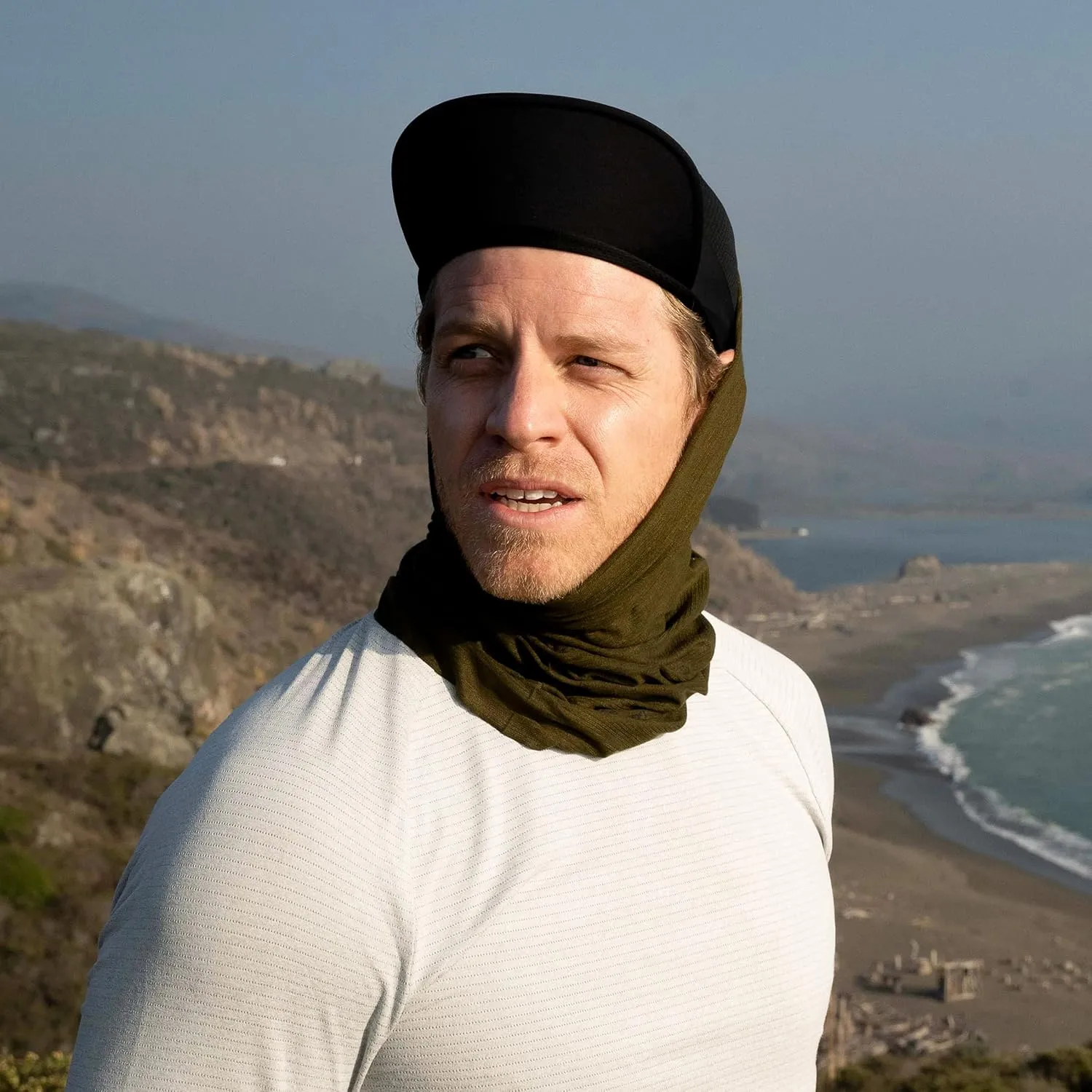 BUFF Original EcoStretch Neck Gaiter, UPF 50 Sun Protection, Breathable, Versatile, Quick Dry, Solid Colors, Adult Size