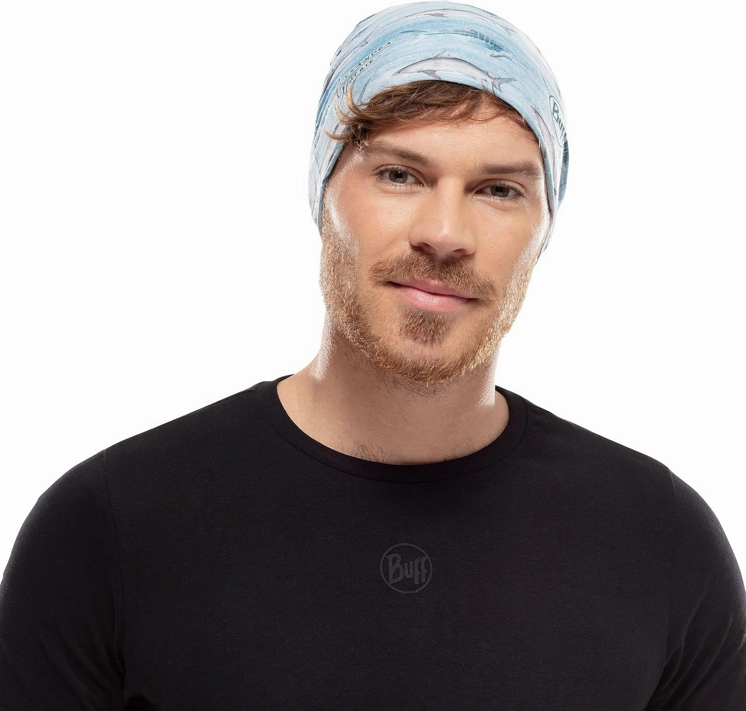 BUFF CoolNet UV Neck Gaiter, UPF 50 Sun Protection, Breathable, Versatile, Quick Dry Face Mask, Fishing Designs, Adult Size