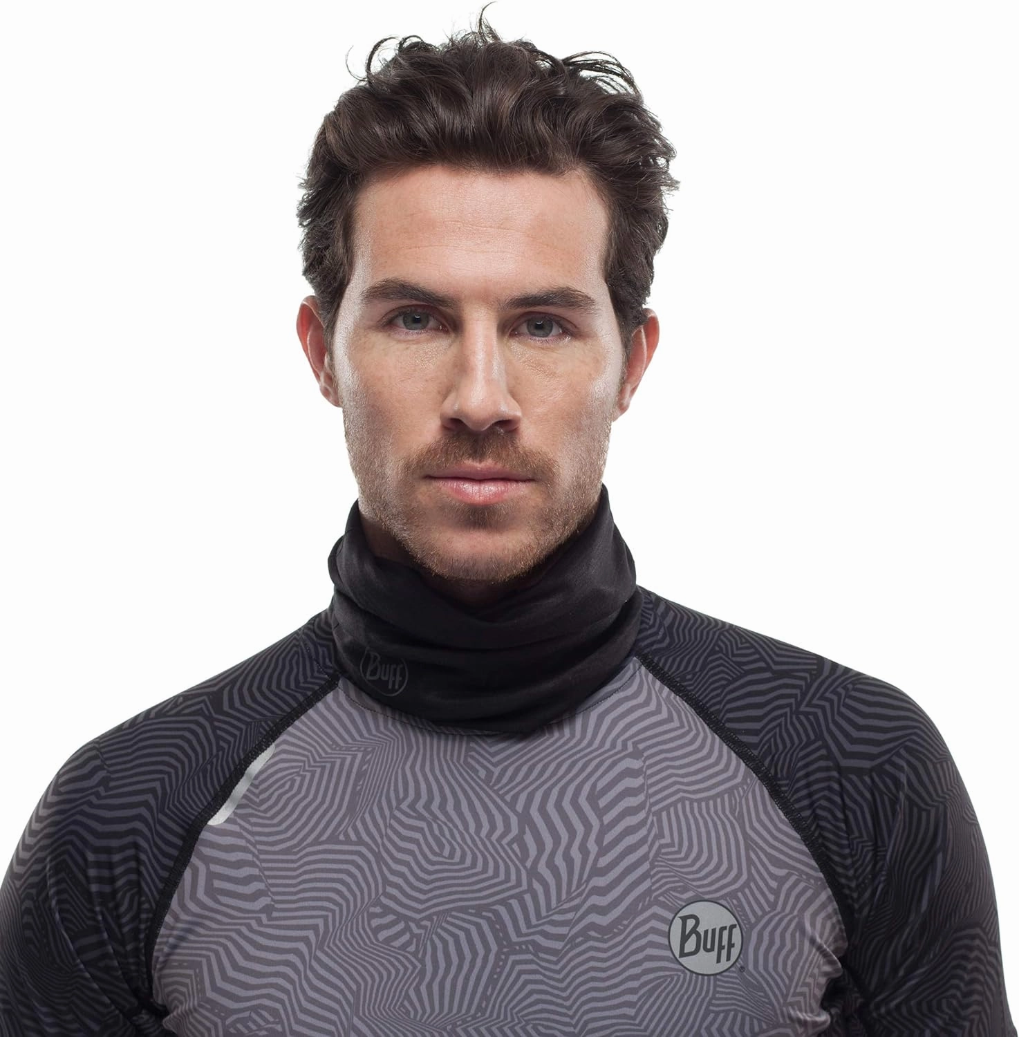 BUFF CoolNet UV Neck Gaiter, UPF 50 Sun Protection, Breathable, Versatile, Quick Dry Face Mask, Fishing Designs, Adult Size