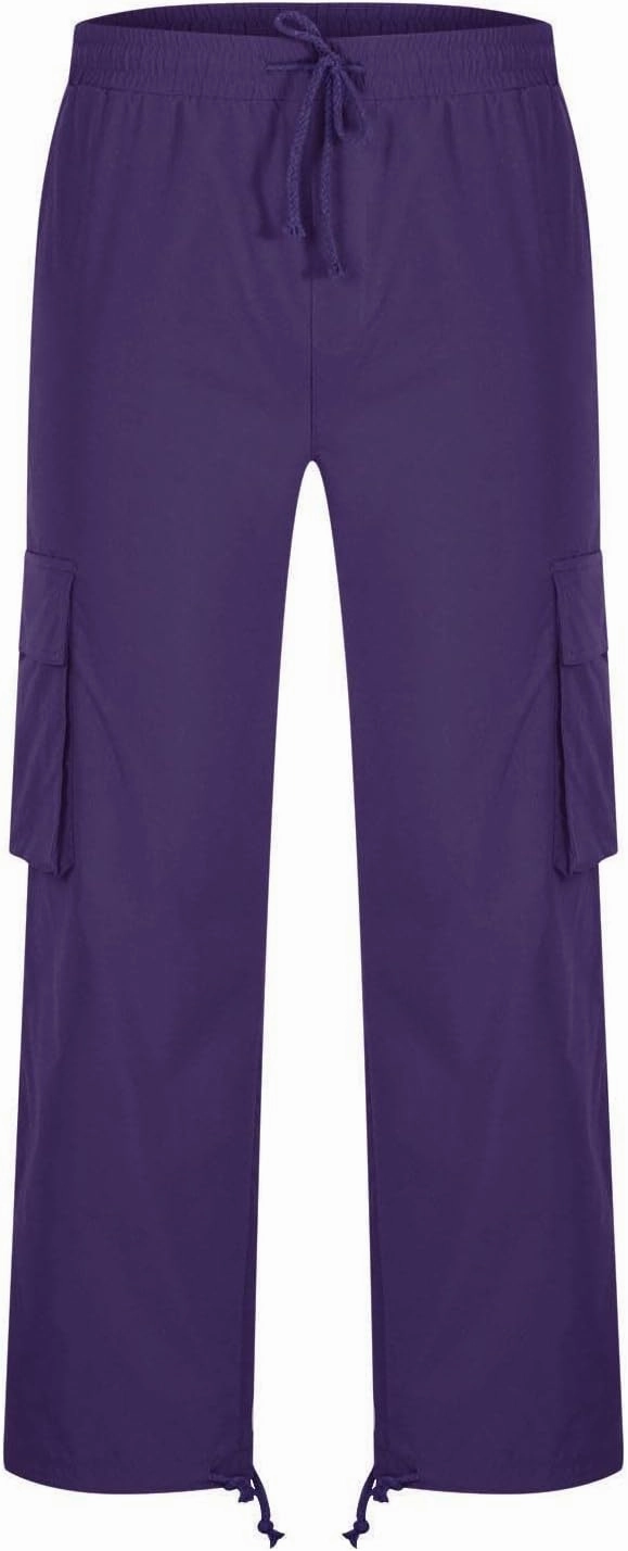 Cargo Pants for Men Casual Baggy Utility Work Hiking Joggers Relax Fit Big and Tall Trousers with Multi Pockets
