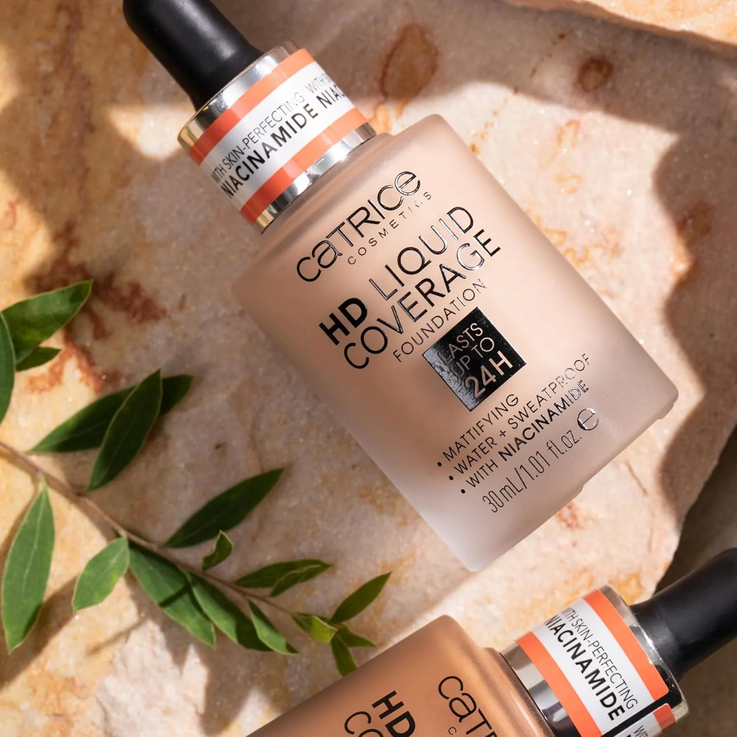 Catrice | HD Liquid Coverage Foundation | 24H Wear, Matte Finish, High Coverage, Waterproof Formula with Niacinamide | Vegan & Cruelty Free (066 | Warm Toffee)