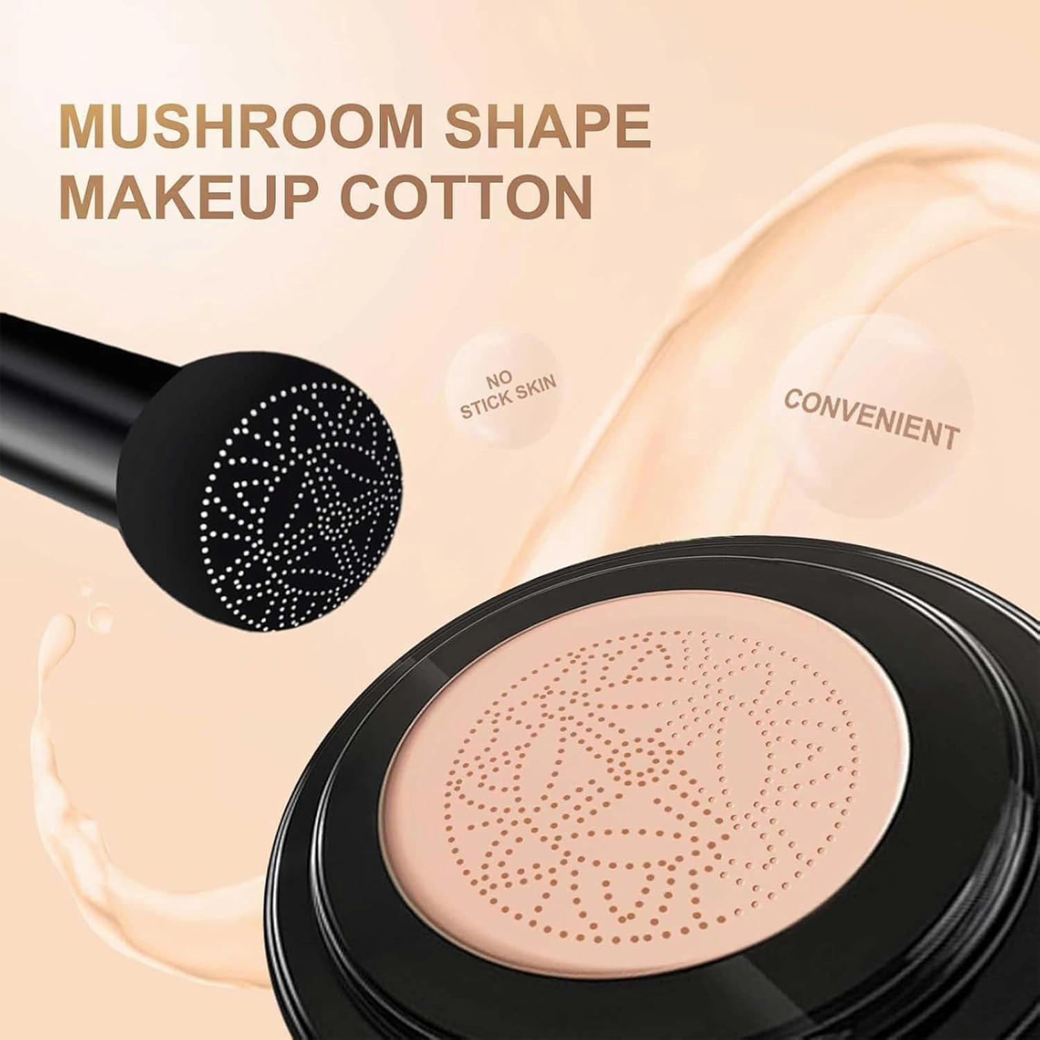 Cedar and Ash Cc Cream, Cedar and Ash Makeup, 2pack Mushroom Head Cushion Cc Cream, Lightweight Foundation, Hydrating Cushion Formula, Natural Finish, Suitable for All Skin Types (Natural, 2)