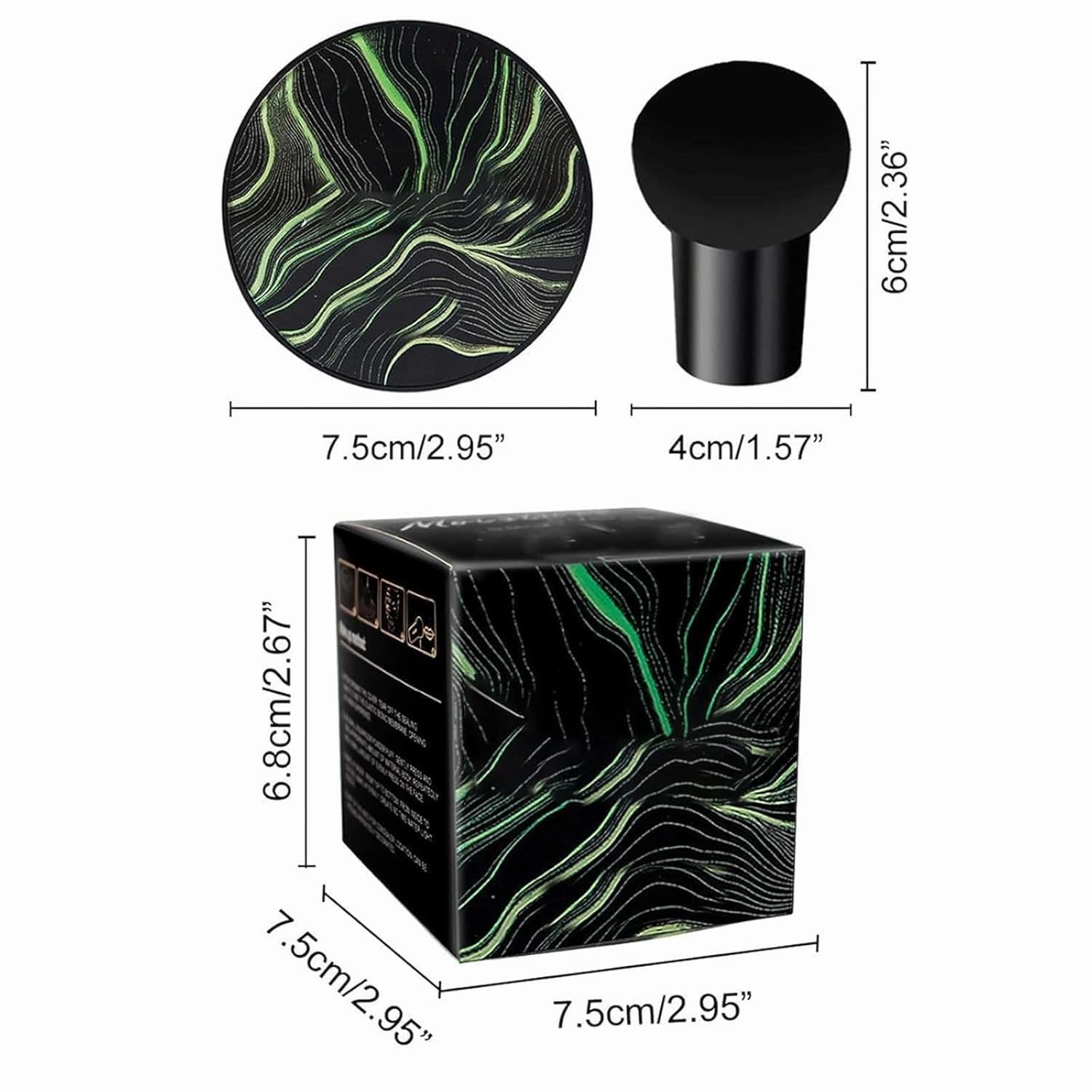 Cedar and Ash Cc Cream, Cedar and Ash Makeup, 2pack Mushroom Head Cushion Cc Cream, Lightweight Foundation, Hydrating Cushion Formula, Natural Finish, Suitable for All Skin Types (Natural, 2)