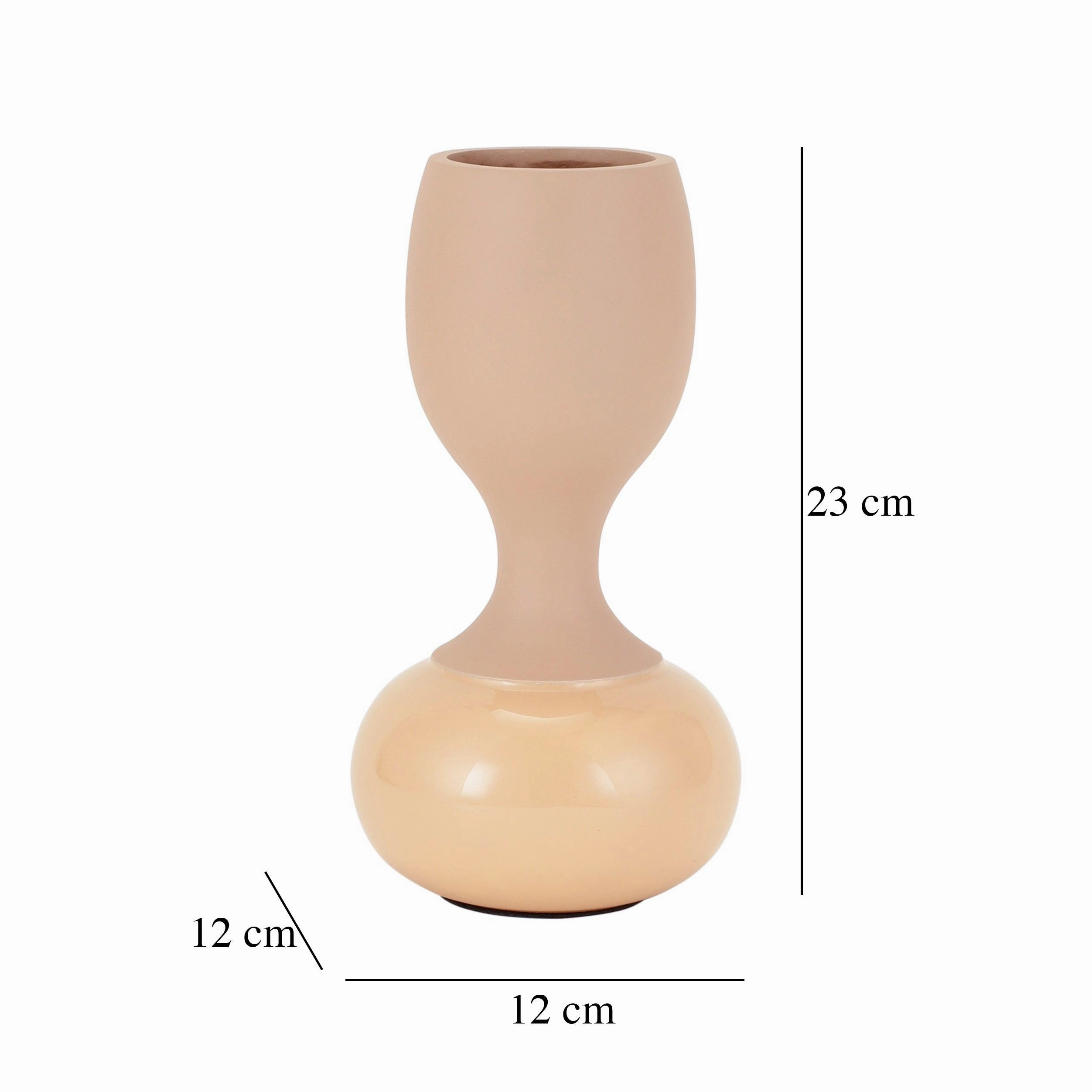 Chalice Enamel Vase With Enamel