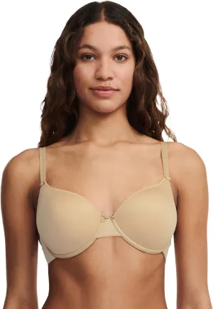 Chantelle Women's Basic Invisible Smooth T-Shirt Bra , Beige , 38E (38DD)