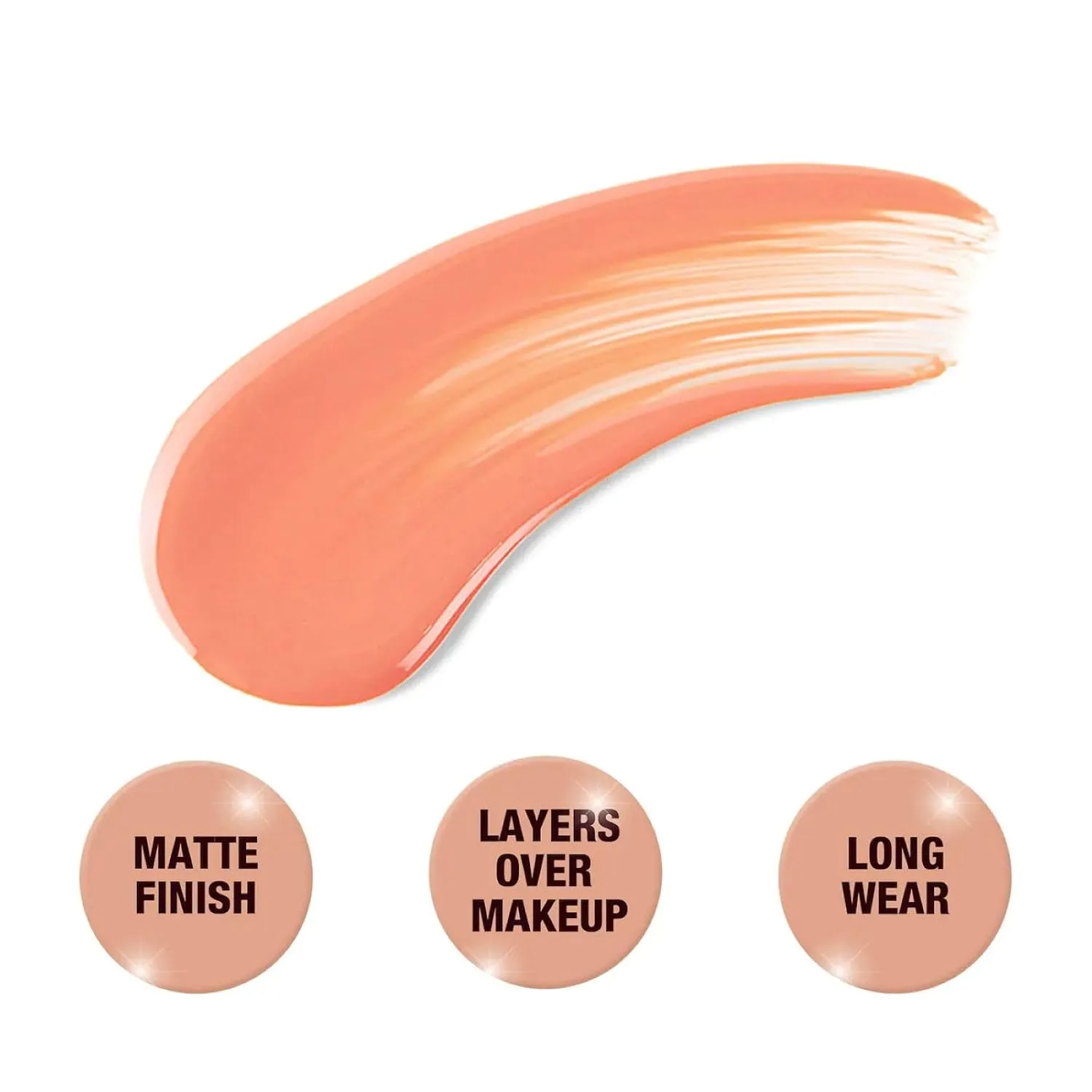 Charlotte Tilbury Matte Beauty Blush Wand - Peach Pop 0.40 Ounce (Pack of 1) 0.4 Ounce
