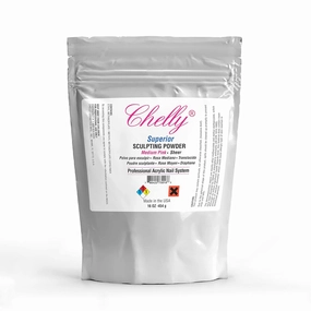 Chelly Superior Sculpting Powder Professional Acrylic Nail System Clear Blush Pink Medium Pink 16 oz 454 g (Medium Pink)