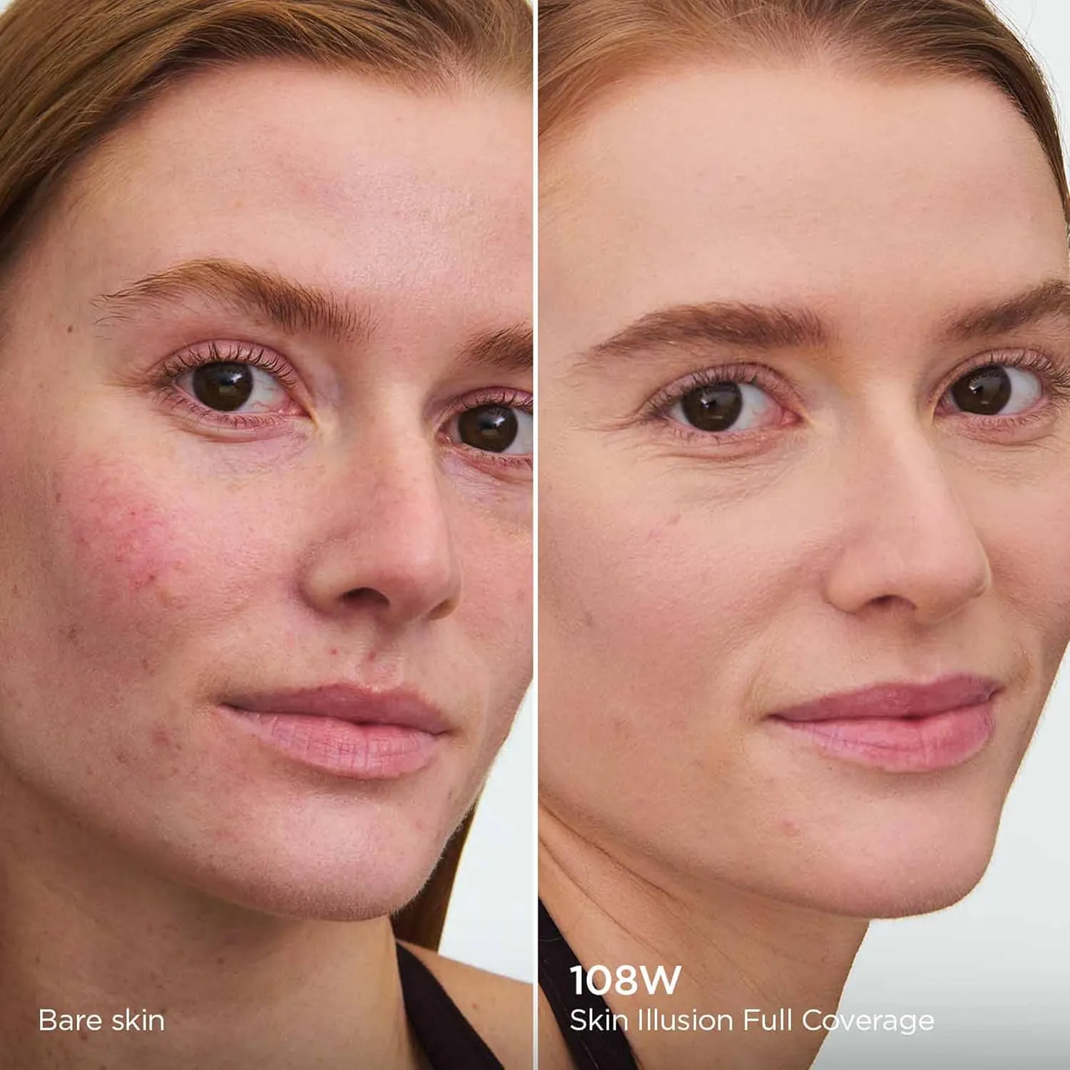 Clarins NEW Skin Illusion Longwear Full Coverage Foundation | Luminous Matte Finish | 24H* Hold and 24H** Hydration | Natural Looking Complexion | Transfer Proof, Sweat Proof and Smudge Proof