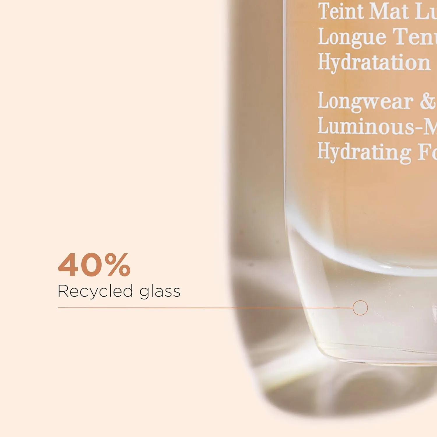 Clarins NEW Skin Illusion Longwear Full Coverage Foundation | Luminous Matte Finish | 24H* Hold and 24H** Hydration | Natural Looking Complexion | Transfer Proof, Sweat Proof and Smudge Proof