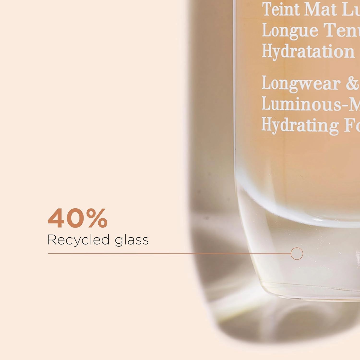 Clarins NEW Skin Illusion Longwear Full Coverage Foundation | Luminous Matte Finish | 24H* Hold and 24H** Hydration | Natural Looking Complexion | Transfer Proof, Sweat Proof and Smudge Proof