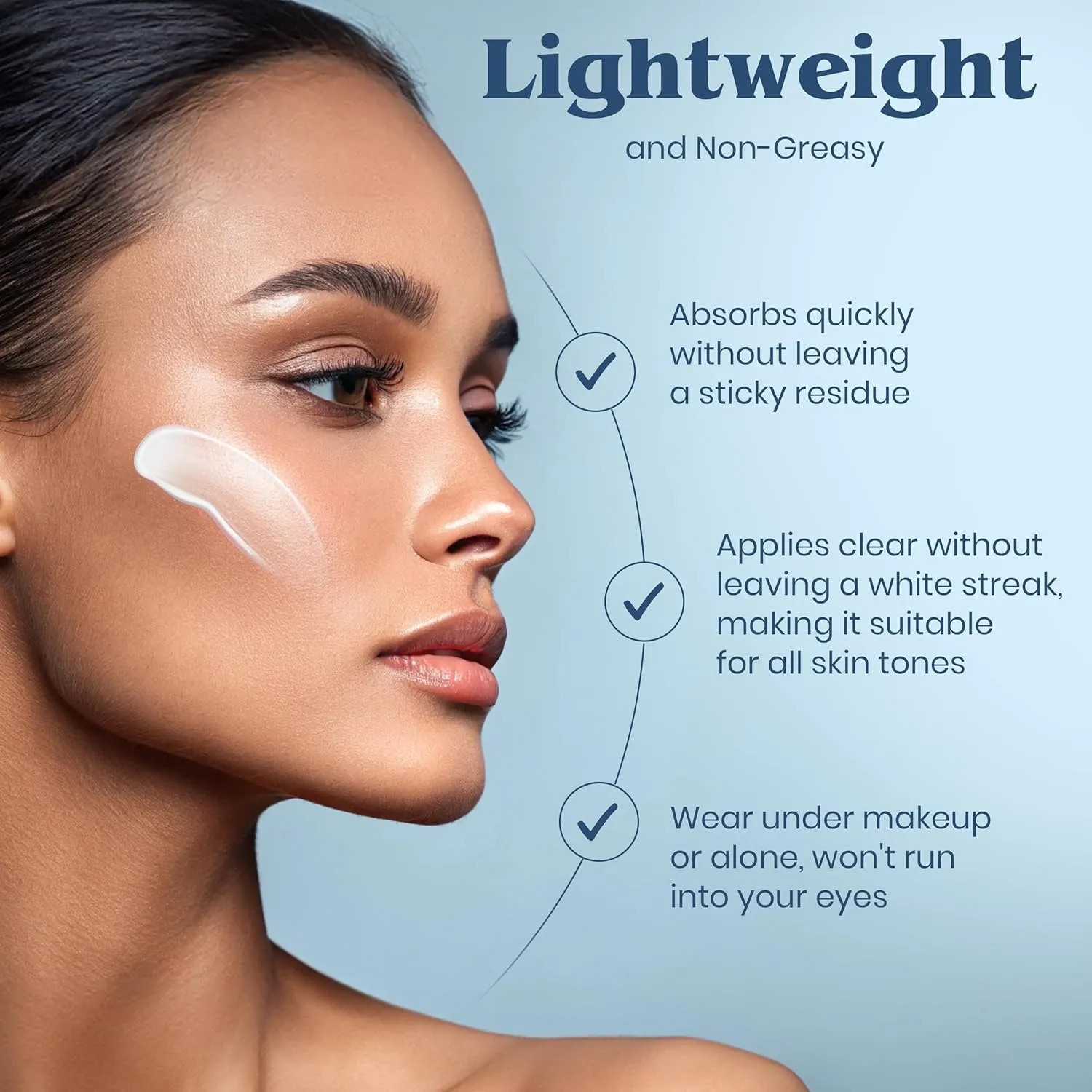 Clear Choice Travel Size Sunscreen for Face SPF 45, Mineral Oil Sunblock & Light Moisturizer with Zinc Oxide, Reef-Safe, Broad Spectrum, Water-Resistant, No White Cast, Dermatologist Recommended 2oz