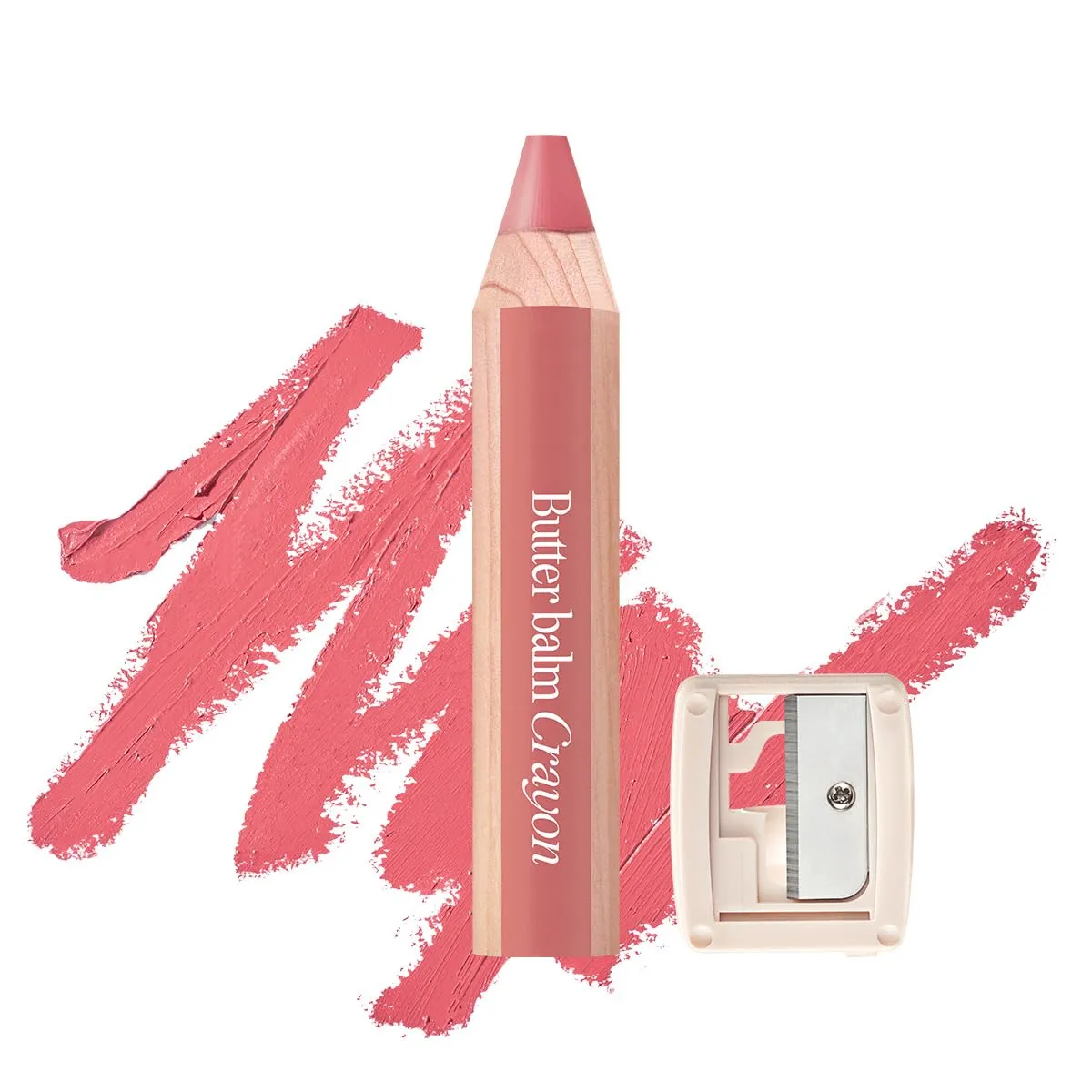 CLIO Butter Balm Crayon, 2-in-1 Lip and Cheek Tint, Buildable Lightweight Cream Blush, Crayon Lipstick Makeup (009 GENTLE CREAM PEACH, One Size)