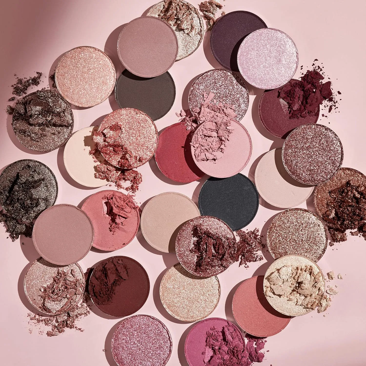 ColourPop Smoke N Roses Eyeshadow Palette - Rosey & Smokey Hues with Metallic and Matte Finishes - High-Pigment Eye Makeup with a Long-Wearing Formula (1.16 oz)