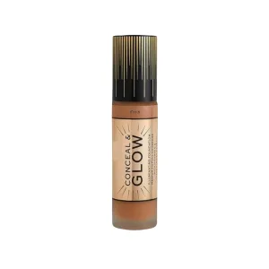 Conceal & Glow Illuminating Foundation F10.5 Warm Golden Undertone Medium to Full Coverage for Medium Skin Tones, 0.77 fl oz