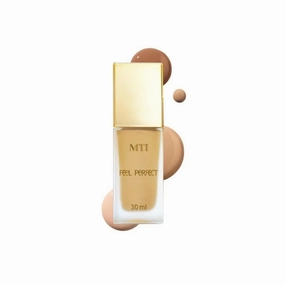 CosmeticsxMTI Feel Perfect Liquid Foundation Smooth Coverage and Nourishes Skin with Coenzyme Q10 (N1 Yellowish Skin, 30g)