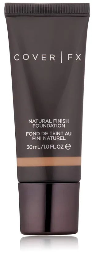 Cover FX Natural Finish Foundation: Water-based Foundation that Delivers 12-hour Coverage and Natural, Second-Skin Finish with Powerful Antioxidant Protection - N100, 1 Fl Oz
