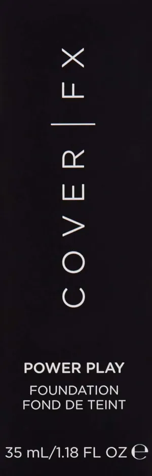 Cover FX Power Play Foundation: Full Coverage, Waterproof, Sweat-proof and Transfer-Proof Liquid Foundation For All Skin Types G100, 1.18 fl. oz. (Pack of 2)