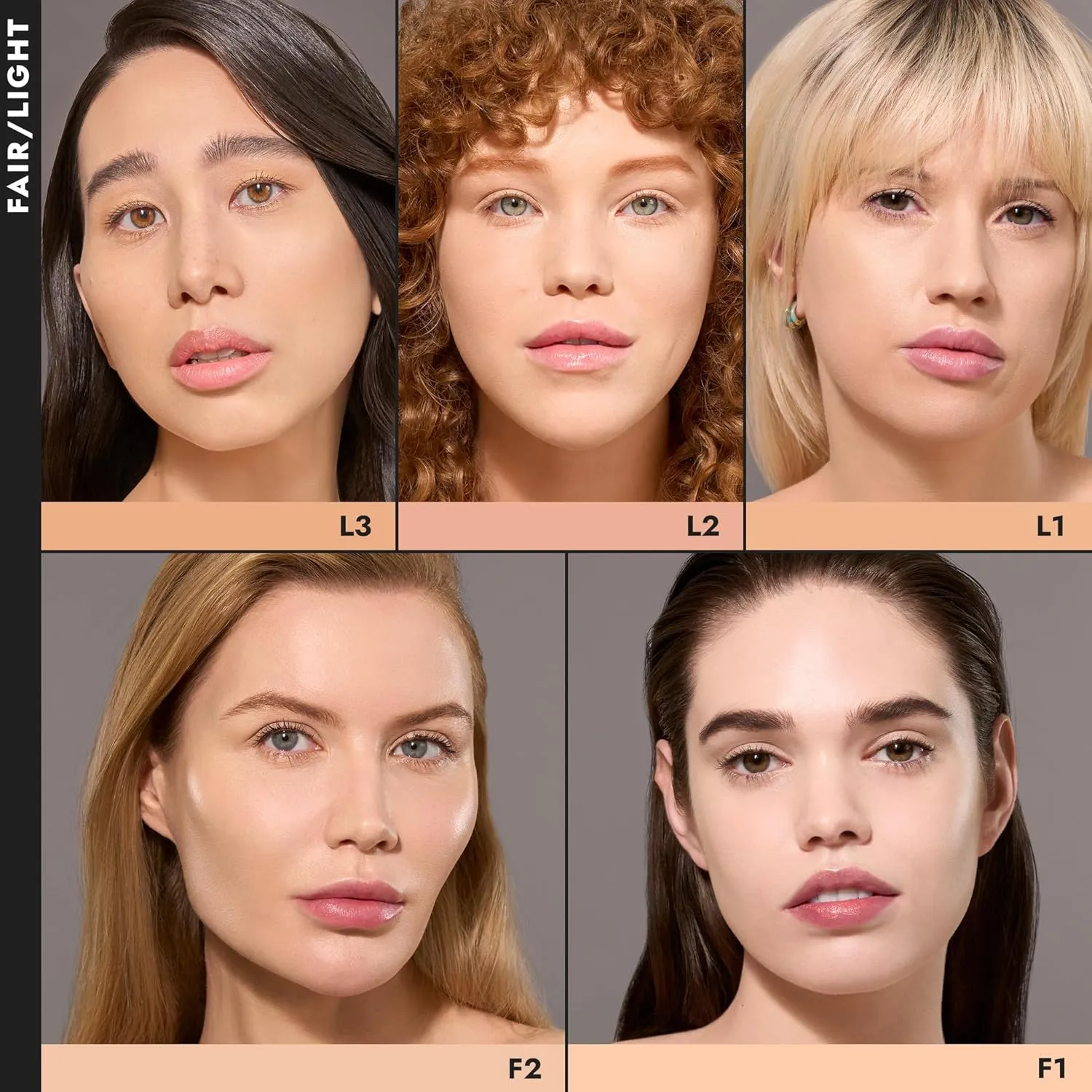 COVER FX Total Cover Cream Foundation - Shade L3 - Buildable Coverage - Natural Finish - Oil-Free - Sweat-Proof