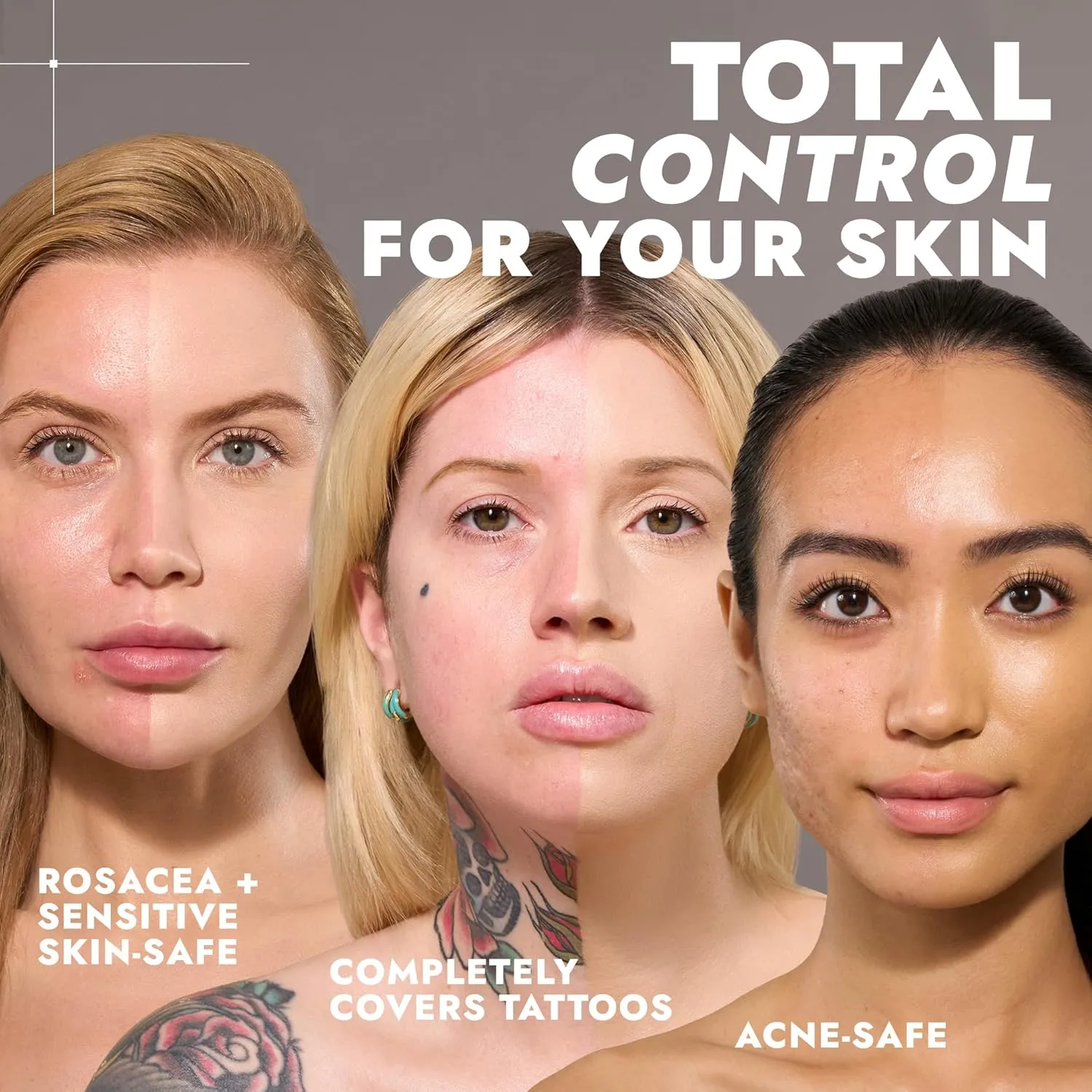 COVER FX Total Cover Cream Foundation - Shade L3 - Buildable Coverage - Natural Finish - Oil-Free - Sweat-Proof