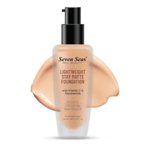 Cream Matte Foundation Oil Control Super Coverage Smooth Application, Waterproof Full Coverage Long Lasting - Light Oil Free Face Makeup (Natural)