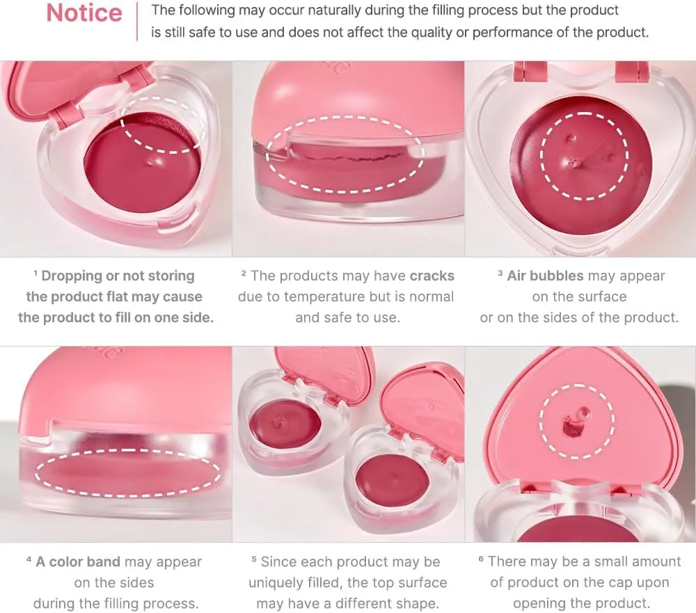 dasique Souffle Color Pot #10 Sweet Pink – Makeup Blush, Buildable Silky-Smooth Texture, Build-In Mini Brush, Multi-Use For Cheek and Lip