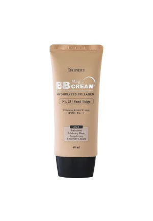 Deoproce Magic BB Cream SPF50  PA    | 4-in-1 Foundation, Makeup Base, Sunscreen & Recovery Cream | Glossy finish Lightweight, #23 SPF50  PA    | 60ml (#23. Sand Beige, 60 ML)