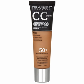 Dermablend Continuous Correction Tone-Evening CC Cream Foundation SPF 50 , Full Coverage Foundation Makeup & Color Corrector, Oil-Free
