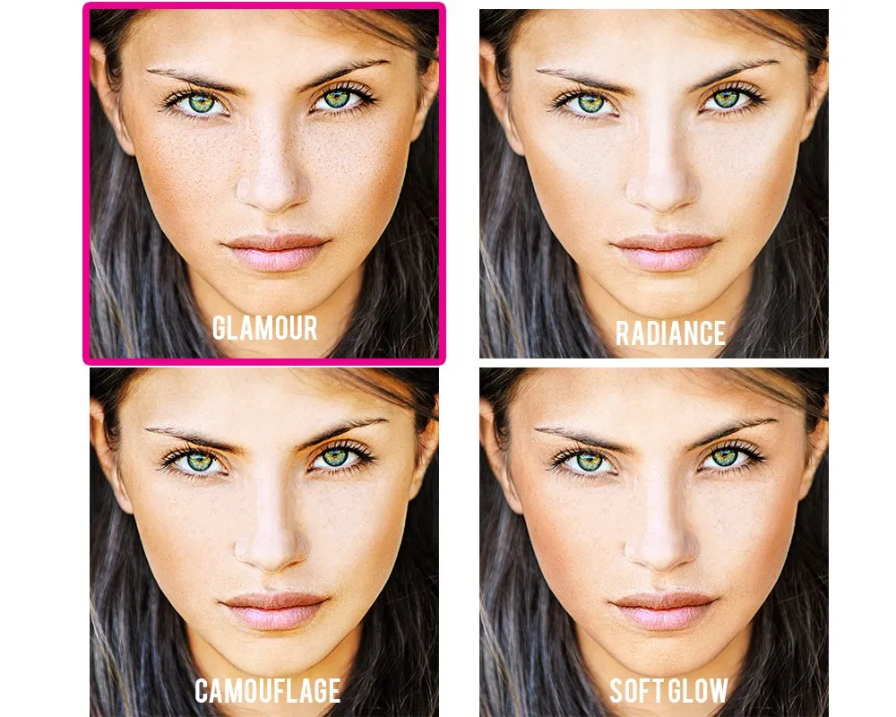 Dinair Airbrush Makeup Foundation | Vanilla | GLAMOUR: Natural, Light coverage, Matte 0.50 oz.