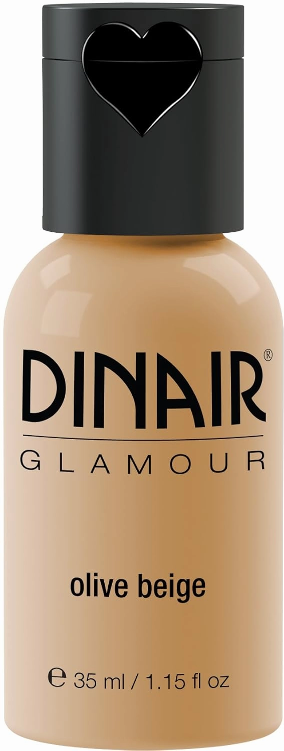 Dinair Airbrush Makeup Foundation | Olive Beige | GLAMOUR: Natural, Light coverage, Matte 1.15 oz.