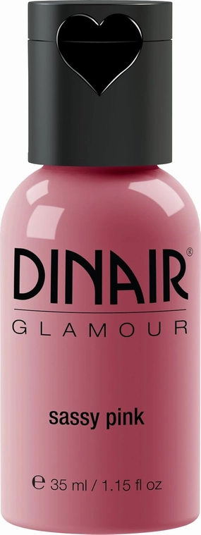 Dinair Airbrush Makeup Glamour | Sassy Pink | For Blush, Eyeshadow - 1.2 fl oz