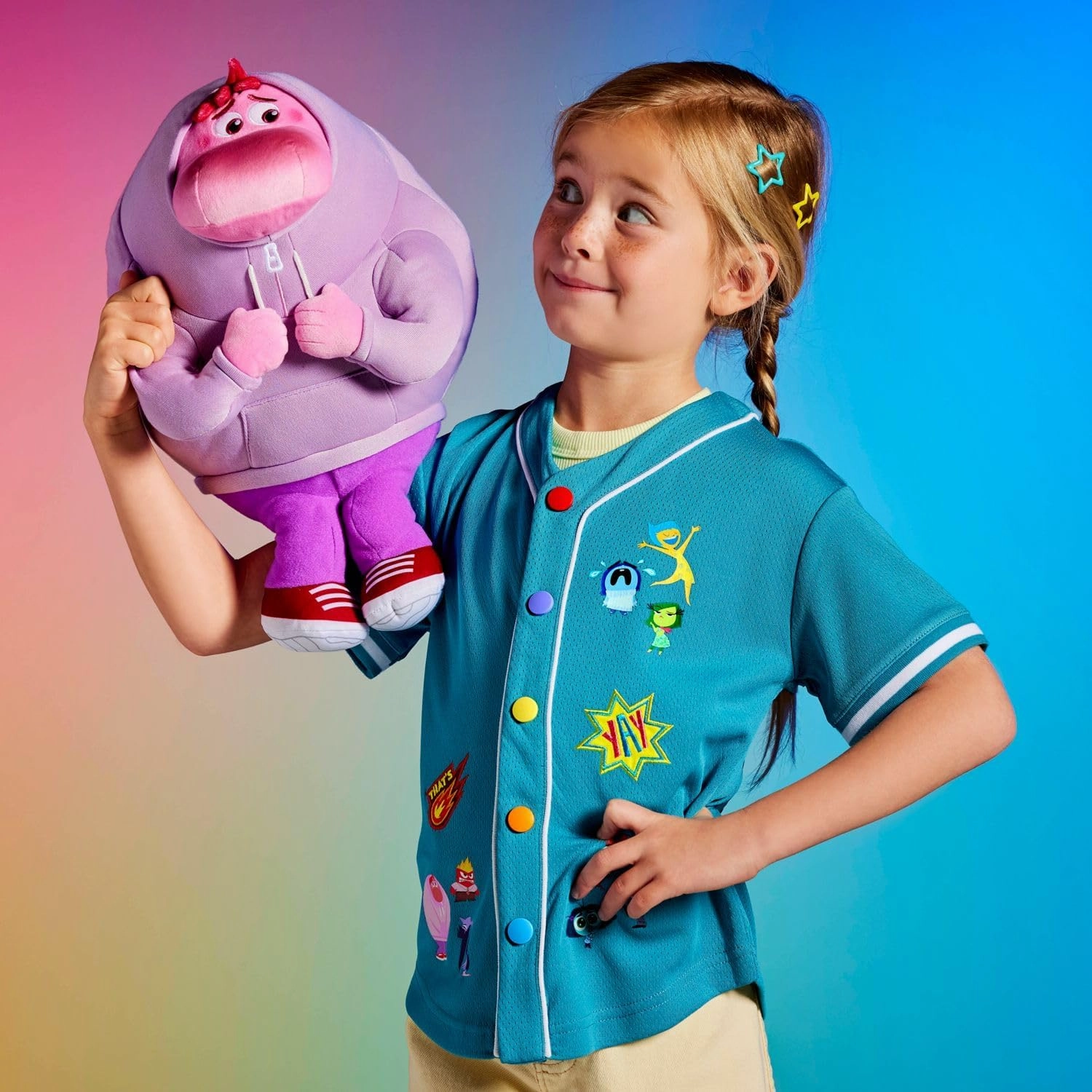 Disney Store Official Inside Out 2 Plush - Embarrassment Emotion Toy - Detailed Sculpting, Embroidered Features, Disney Plush Toys - Part of Inside Out 2 Collection