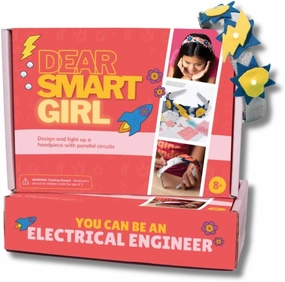 DIY Light-Up Headband: Electrical Engineering STEM Activity Kit, Build Confidence & Skills, Gift for Girls Ages 8-12, Award Winning STEM Education Activity