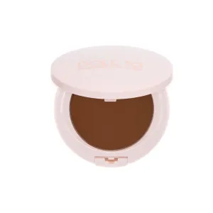 Doll 10 T.C.E. Super Coverage Serum Powder Foundation - Lightweight Buildable Full Coverage Hydrating Anti-Aging Face Makeup (Rich)
