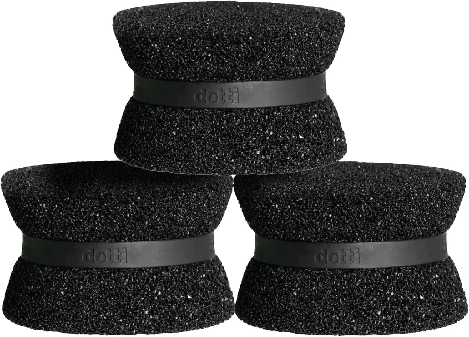 Dotti Super Scrubber Silicone Sponge - Odor-Free, Non-Scratch, Fast-Drying, and Dishwasher-Safe Dish Scrubber - Also for Showers, Tile, and Counters - 3 Pack, Odyssey