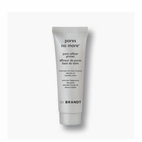 Dr. Brandt Pore No More Pore Refiner Primer - Pore Minimizer For Face - Reduces Pore Size, Improves Skin Texture - Shine-Free Primer For Face Before Makeup - 0.25 oz
