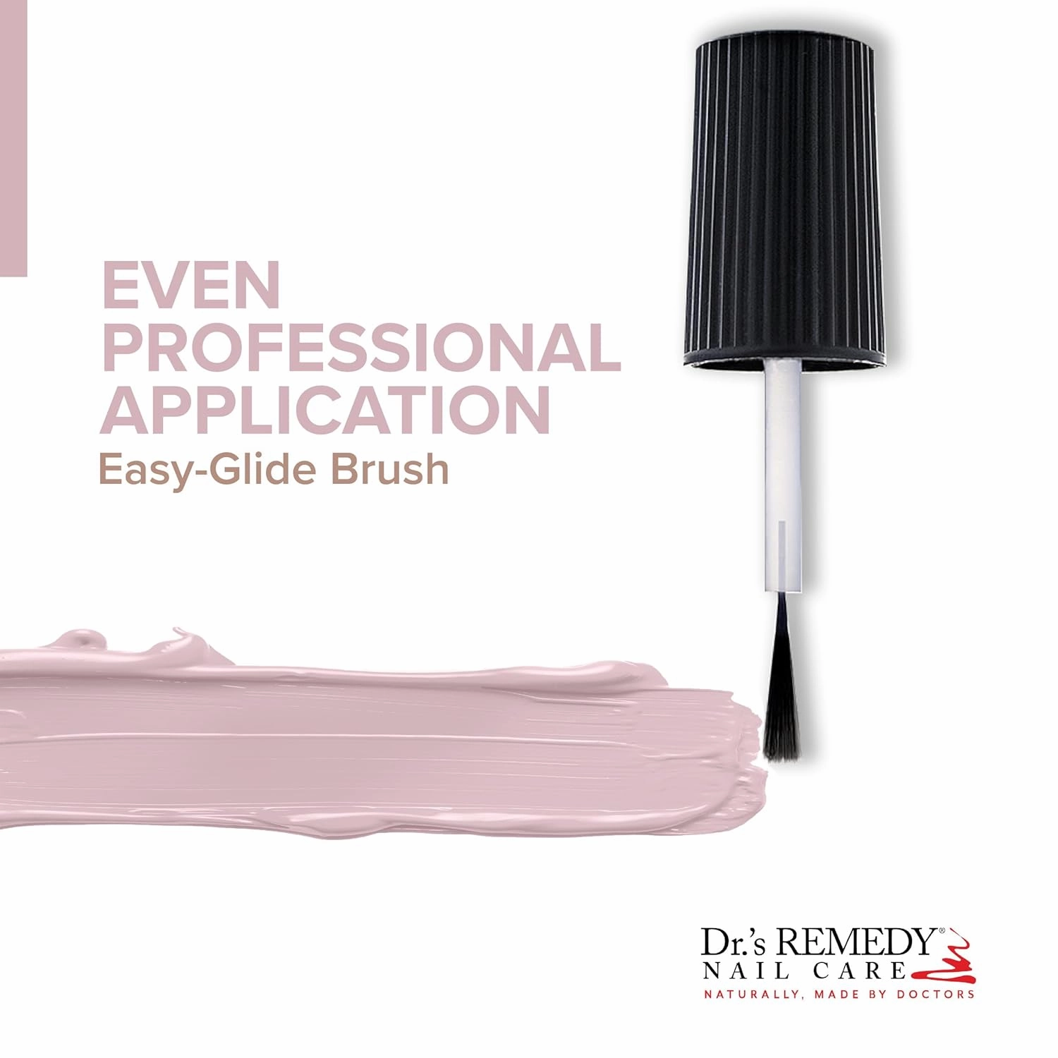 Dr’s Remedy Enriched Nail Polish: Non Toxic, All Natural, and Organic - Doctor Formulated: Strengthens, Restores, Heals, and Protects '24-Free' - BELOVED Blush