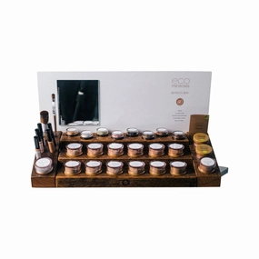 Eco Minerals Powders   Assorted Counter Display Stand