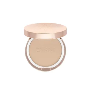 ​Emani​ Flawless Matte Powder Foundation Makeup for Sensitive Skin, Natural Mineral Foundation​ Compact with Buildable Coverage, ​Oil Control, Talc Free, ​Cruelty-Free & Vegan, Linen