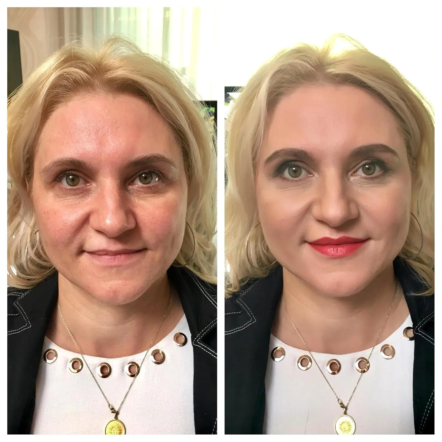 Emani​ Loose Powder Foundation Makeup for Sensitive Skin,​ Skin Perfecting, Natural Mineral Foundation​ with Buildable Coverage, ​Oil Control, Talc Free, ​Cruelty-Free & Vegan, Bisque