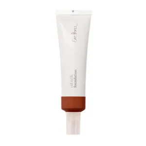 Ere Perez - Natural Oat Milk Liquid Foundation | Breathable, Buildable, Med-Full Coverage, Dewy | Peach Extract, Vitamin E | Vegan, Cruelty-Free, Clean Beauty (Dolce | dark warm, 1 fl oz | 30 ml)