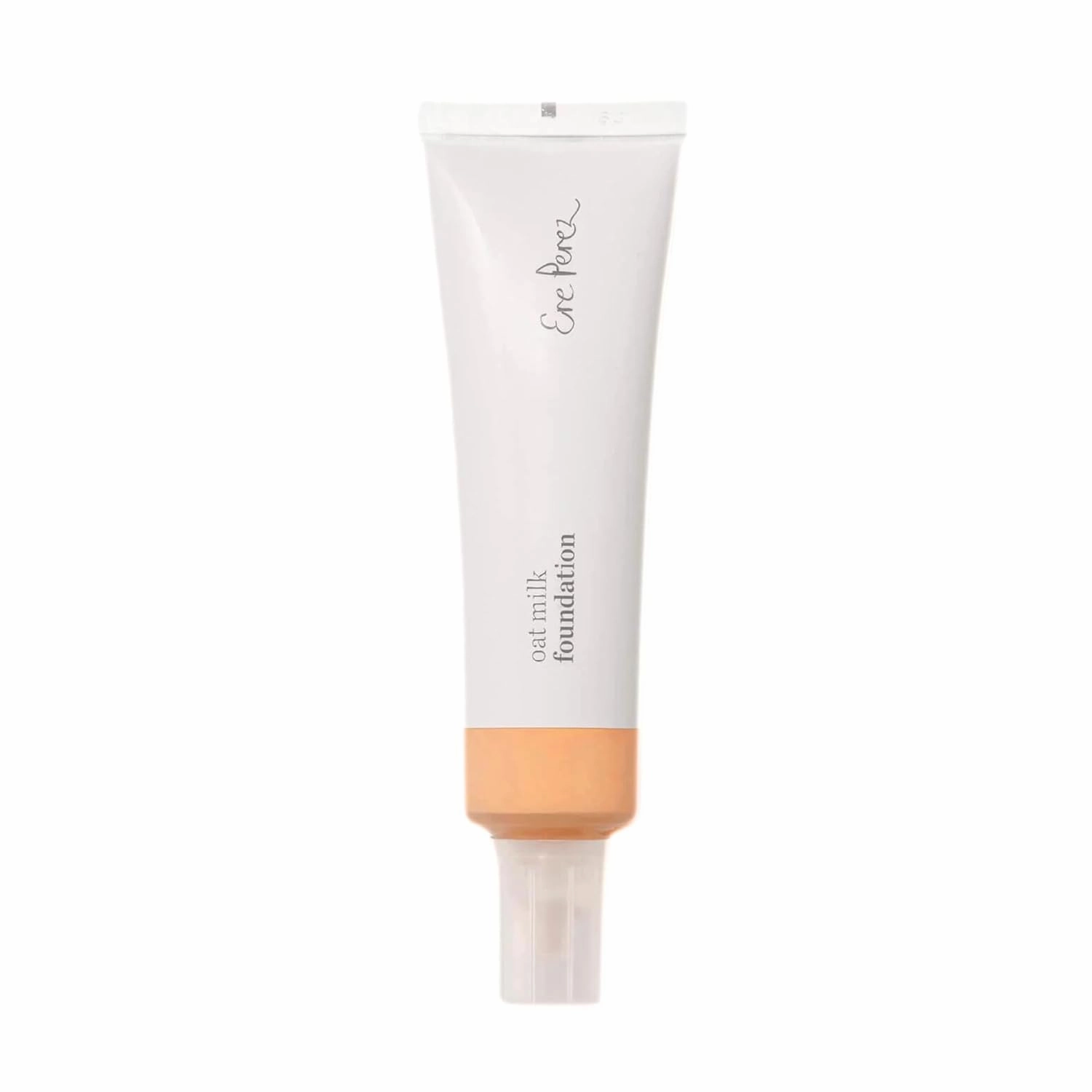 Ere Perez - Natural Oat Milk Liquid Foundation | Breathable, Buildable, Med-Full Coverage, Dewy | Peach Extract, Vitamin E | Vegan, Cruelty-Free, Clean Beauty (Vienna | light-med warm, 1fl oz | 30ml)