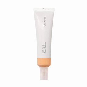 Ere Perez - Natural Oat Milk Liquid Foundation | Breathable, Buildable, Med-Full Coverage, Dewy | Peach Extract, Vitamin E | Vegan, Cruelty-Free, Clean Beauty (Vienna | light-med warm, 1fl oz | 30ml)
