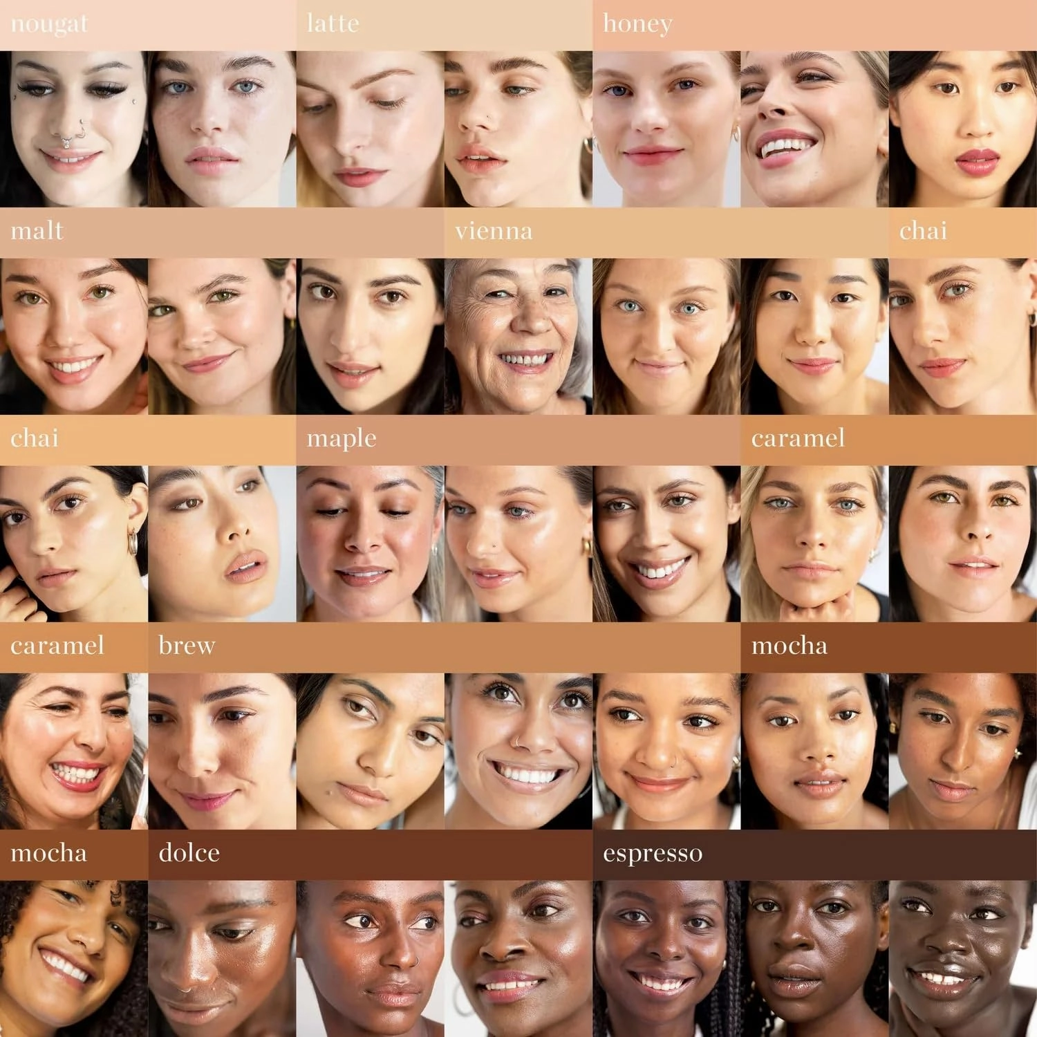 Ere Perez - Natural Oat Milk Liquid Foundation | Breathable, Buildable, Med-Full Coverage, Dewy | Peach Extract, Vitamin E | Vegan, Cruelty-Free, Clean Beauty (Vienna | light-med warm, 1fl oz | 30ml)