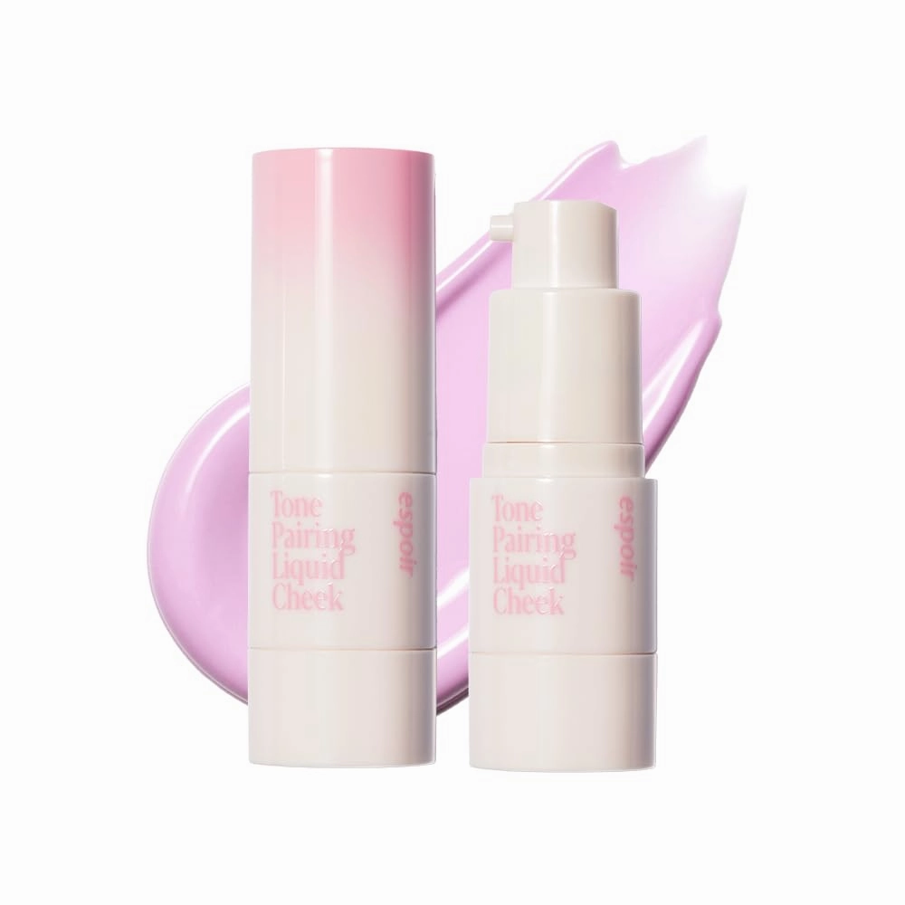 Espoir Tone-Pairing Liquid Blush #2 Salty Pink Moisturizing Formula for Dewy Cheeks Watercolor-like Subtle Color K-pop Idol Blush