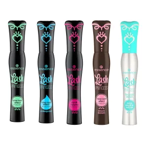 essence Lash Princess False Lash, Waterproof, Curl & Volume, Lash Brown & Primer Bundle
