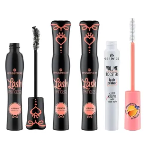Essence Lash Princess Volume Mascara 3-Pack & Volume Booster Lash Primer Mascara Bundle