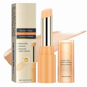 Eye Balm with Vitamin C Brightens and Reduces Puffiness, Revive Vitamin C Eye Balm Stick for Reducing Dark Circle, Hydrating Eyes Cream Eyes Care Stick for Women (1)