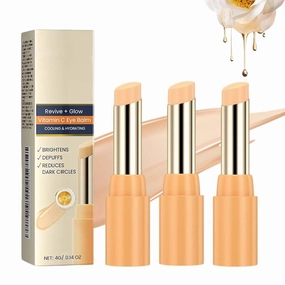 Eye Balm With Vitamin C Brightens And Reduces Puffiness, Revive Vitamin C Eye Balm Stick for Reducing Dark Circle, Reduces Puffiness, Hydrating Eyes Cream Eyes Care Stick for Women (3)