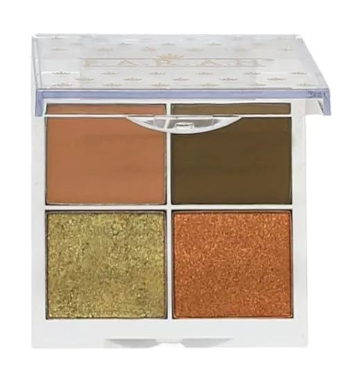 F.A.R.A.H Eyeshadow Quad - Forest Green - Travel-Sized Eyeshadow Palette with 4 Colors