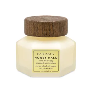 Farmacy Ceramide Face Moisturizer - Honey Halo Hydrating Facial Moisturizer for Dry Skin - Plumps, Soothes   Restores Skin with Potent Ceramides   Buckwheat Honey for a Dewy, Healthy Glow (100ml)